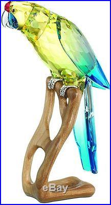Swarovski Crystal Green Rosella Jonqui Birds of Paradise 901601 Mega Figure MIB
