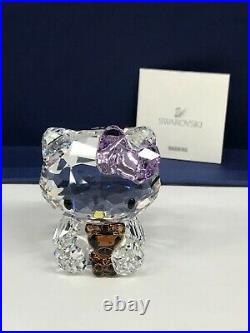 Swarovski Crystal HELLO KITTY BEAR Figurine #1096879 NEW in Box MINT