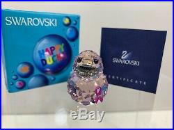 Swarovski Crystal Happy Ducks Pink Ribbon Duck 9400 000 310 / 1079887 MIB WithCOA