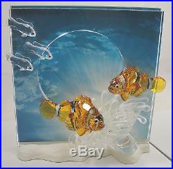Swarovski Crystal Harmony Mint Box COA Trilogy Wonders of the Sea Clown Fish