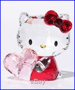 Swarovski Crystal Hello Kitty 5135886 Heart Figurine Doll Figure Japan Gift NIB