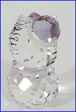Swarovski Crystal Hello Kitty Christmas Snowman Figurine Model Open Box 2013