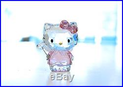 Swarovski Crystal Hello Kitty Fairy Angle Wings Pink 1191890 Brand New In Box
