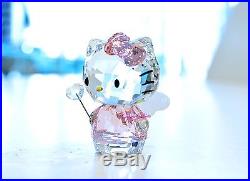 Swarovski Crystal Hello Kitty Fairy Angle Wings Pink 1191890 Brand New In Box