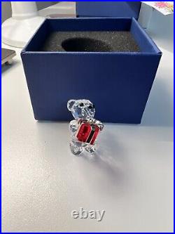 Swarovski Crystal Kris Bear A Gift For You With Red Present in Original Box