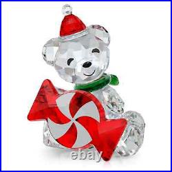 Swarovski Crystal Kris Bear Christmas A. D. 2021 Figurine Decoration, Red 5597045
