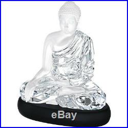 Swarovski Crystal Large Buddha #5099353 Brand New In Box With Base Religious F/s