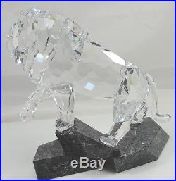Swarovski Crystal Lion Figurine Soulmates Collection Mint Condition Box COA