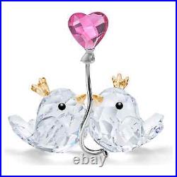 Swarovski Crystal Love Birds, Pink Heart Decoration Figurine 5492226
