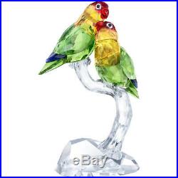 Swarovski Crystal Lovebirds #5379552 Brand Nib Birds Large Colorful Save$$ F/sh