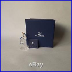 Swarovski Crystal Malachite Kingfisher Birds in box #623323