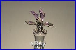 Swarovski Crystal Memories Calla Lilies Flowers Figurine 855900 MIB WithCOA RARE