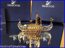 Swarovski Crystal Memories Journeys Viking Ship MIB/COA! #267879 Signed