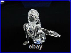Swarovski Crystal Mermaid Holding Pearl Figurine WithPadded Box 827603 Retired