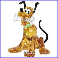 Swarovski Crystal Mickey Mouses Dog Pluto & Bone 5301577 New In Box 2018 Disney