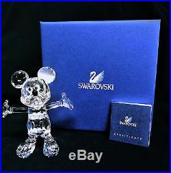 Swarovski Crystal Mickey and Minnie Mouse Figurines New in box Retired 2008
