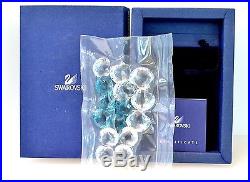Swarovski Crystal Miniature Scallop Shells Blue Sea Shell Brand New in Box