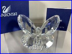 Swarovski Crystal Mint Butterfly Crystal Clear 9100 000 026 / 840429 MIB WithCOA
