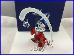 Swarovski Crystal Mint Disney Sorcerer Mickey Limited Edition 5004740 Fantasia