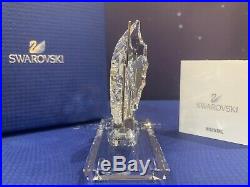 Swarovski Crystal Mint Figurine Chinese Sailing Junk Boat Clear 5035898 MIB WithCA