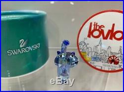 Swarovski Crystal Mint Figurine Lovlots Tom The Cat Blue 1120210 MIB WithCOA
