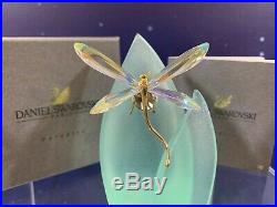 Swarovski Crystal Mint Figurine Paradise Bugs Dragonfly 9601 012 001 MIB WithCOA