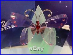 Swarovski Crystal Mint Figurine Paradise Butterfly Acara Violet 719184 MIB WithCOA