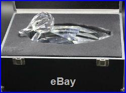 Swarovski Crystal Mint Giant Mallard Duck Huge & Rare 7647 250 000 / 014438 MIB