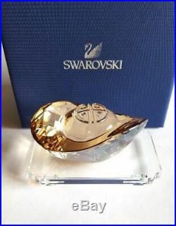 Swarovski Crystal Mint Golden Ingot Large Gold Shine Chinese 5259805 Symbol MIB