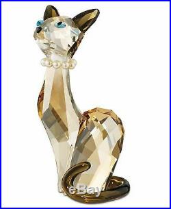 Swarovski Crystal Mint Lovlots Diane The Siamese Cat 9100 000 142 / 988017 MIB