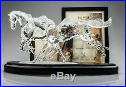 Swarovski Crystal Mint Numbered Limited Edition 2001 Wild Horses Running 236720