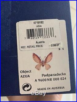 Swarovski Crystal Mint Paradise Butterfly Azua Padparadscha 719182 MIB WithCOA