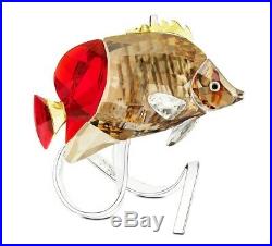 Swarovski Crystal Mint Paradise Fish BUTTERFLY FISH LIGHT SIAM 1040347 MIB RARE