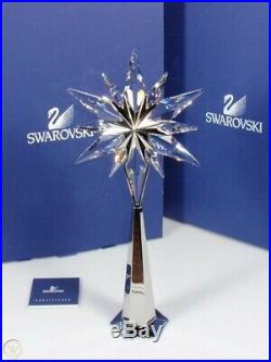 Swarovski Crystal Mint ROCKEFELLER SHINING STAR CHRISTMAS TREE TOPPER 843215