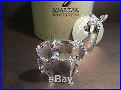 Swarovski Crystal Mother Standing Deer Doe Figurine