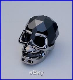 Swarovski Crystal N The Skull Jet Hematite Small 1124215 Retired Brand New Rare