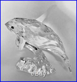 Swarovski Crystal ORCA whale with Original Box and Certificate