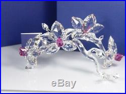 Swarovski Crystal Orchids Retired 2010 Mib #864443