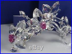 Swarovski Crystal Orchids Retired 2010 Mib #864443