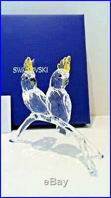 Swarovski Crystal Paradi Cockatoos Birds On A Branch, #5135939