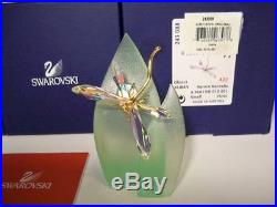 Swarovski Crystal Paradise Alibey Dragonfly 250479 / 243088 Retired Mib Coa