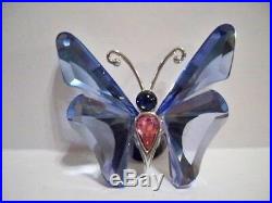 Swarovski Crystal Paradise Ansina Butterfly With Display Retired 719183 Nib Coa
