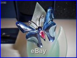 Swarovski Crystal Paradise Ansina Butterfly With Display Retired 719183 Nib Coa