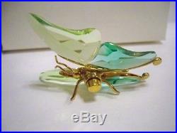 Swarovski Crystal Paradise Astara Light Emerald Exotic Butterfly 250236 Bnib Coa