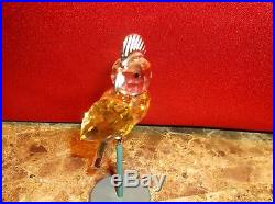 Swarovski Crystal Paradise Baimuru Bird Parrot NEW RETIRED Figurine Mint