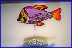 Swarovski Crystal Paradise Camaret Exotic Fish 626205 Retired Bnib Coa