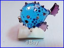 Swarovski Crystal Paradise Cleona Capri Blue Exotic Fish 626203 RETIRED