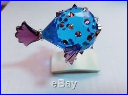 Swarovski Crystal Paradise Cleona Capri Blue Exotic Fish 626203 RETIRED
