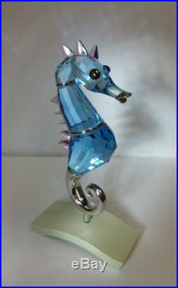 Swarovski Crystal Paradise Collection Chipili Seahorse Aquamarine