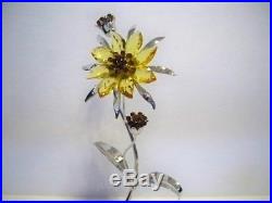 Swarovski Crystal Paradise Darigold Light Topaz Exotic Flower 5155664 Bnib Coa